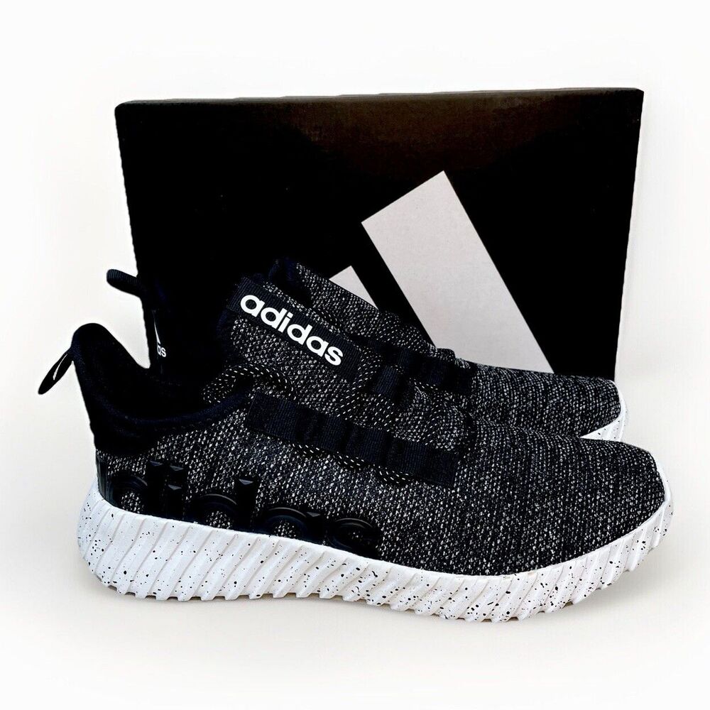 Adidas Kaptir 3.0 Athletic Running Shoes Black White Mens Size 10 New IF7314 Jog